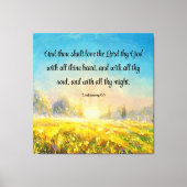 Toile Deutéronome 6:5 (Recto)