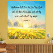 Toile Deutéronome 6:5 (Insitu(Salon))