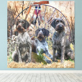 Toile Deutsch Drahthaar (Insitu (Plancher de Bois))