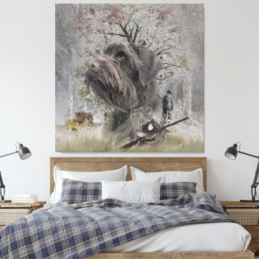 Toile Deutsch Drahthaar (Insitu(Chambre))
