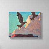 Toile Deux aigles par Maynard Dixon (Recto)