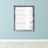 Toile Deux Âmes qui traversent (Insitu (Plancher de Bois))