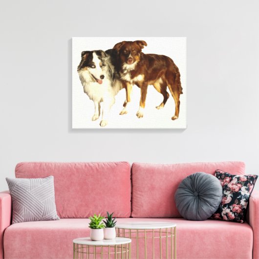 Toile Deux Australiens (Insitu(Salon))