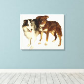 Toile Deux Australiens (Insitu (Plancher de Bois))