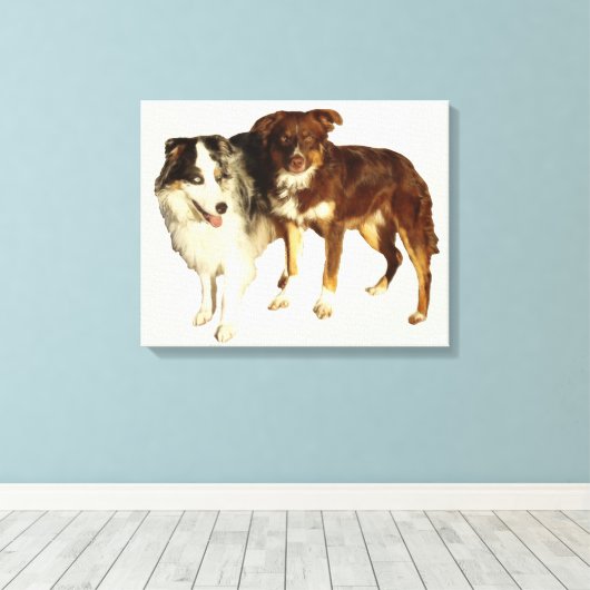 Toile Deux Australiens (Insitu (Plancher de Bois))