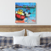 Toile Deux bateaux de pêche Jolly 2012 (Insitu(Chambre))