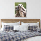 Toile Deux Bébés Grand Chouette (Insitu(Chambre))