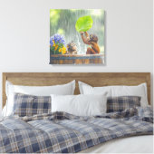 Toile Deux Bébés Orangoutans (Insitu(Chambre))