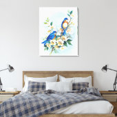 Toile Deux Bluebirds (Insitu(Chambre))