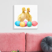 Toile Deux canards aux oeufs de Pâques (Insitu(Salon))