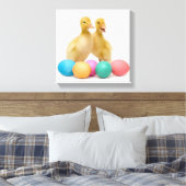 Toile Deux canards aux oeufs de Pâques (Insitu(Chambre))