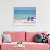 Toile Deux chaises sur la plage (Insitu(Salon))