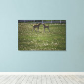 Toile Deux colts sur le terrain (Insitu (Plancher de Bois))