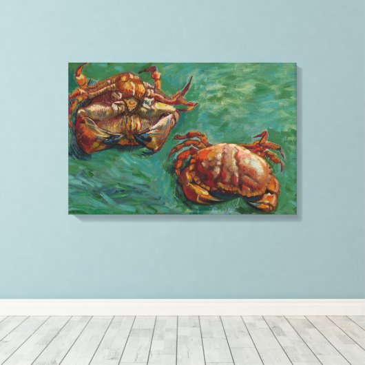Toile Deux crabes par Vincent van Gogh (Insitu (Plancher de Bois))