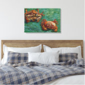 Toile Deux crabes par Vincent van Gogh (Insitu(Chambre))