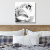 Toile Deux cygnes (Insitu(Chambre))