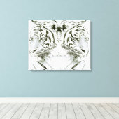 Toile Deux faces, deux vues_Toile tendue imprimée (Insitu (Plancher de Bois))