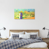 Toile Deux femmes traversent les champs par Vincent van  (Insitu(Chambre))