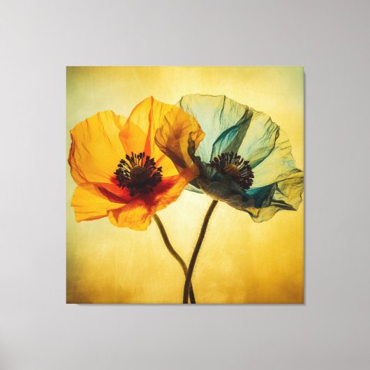 Toile Deux fleurs (Recto)