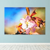 Toile Deux fleurs de cerisier Sakura (Insitu (Plancher de Bois))