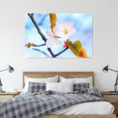 Toile Deux Fleurs Sakura De Couleur Rose Pâle Au Printem (Insitu(Chambre))