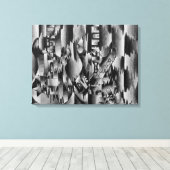 Toile Deux guitares au crayon (Insitu (Plancher de Bois))