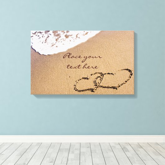 Toile Deux Hearts (Insitu (Plancher de Bois))