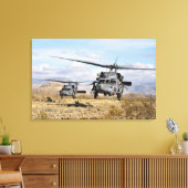 Toile Deux hélicoptères HH-60 Pavehawk se préparent à at (Insitu(Salon))