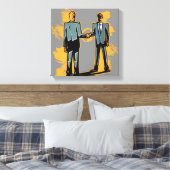Toile Deux hommes d'affaires serrant la main (Insitu(Chambre))