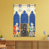 Toile Deux joueurs de jacquet (Insitu(Salon))