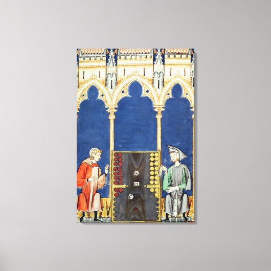 Toile Deux joueurs de jacquet (Recto)