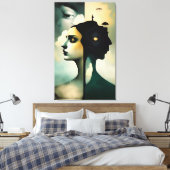 Toile Deux mondes (Insitu(Chambre))