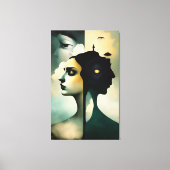 Toile Deux mondes (Recto)