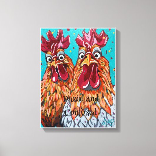 Toile Deux monstres (Recto)