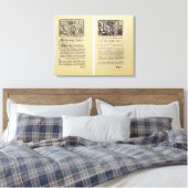 Toile Deux pages de 'La Grande Colere de Pere (Insitu(Chambre))