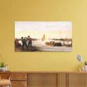 Toile Deux pêcheurs tirant dans leurs filets (Insitu(Salon))