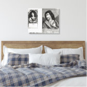 Toile Deux portraits de Savinien Cyrano de Bergerac (Insitu(Chambre))