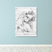 Toile Deux rabbins (Insitu (Plancher de Bois))