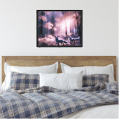 Toile Deux renards argentés (Insitu(Chambre))