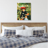 Toile Deux Soeurs en terrasse par Renoir (Insitu(Chambre))