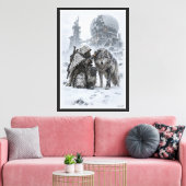 Toile Deux survivants (Insitu(Salon))