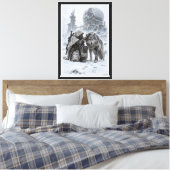 Toile Deux survivants (Insitu(Chambre))