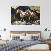 Toile Deux tuyaux se promener sur les rochers Artwork Ca (Insitu(Chambre))