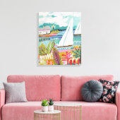 Toile Deux voiliers (Insitu(Salon))