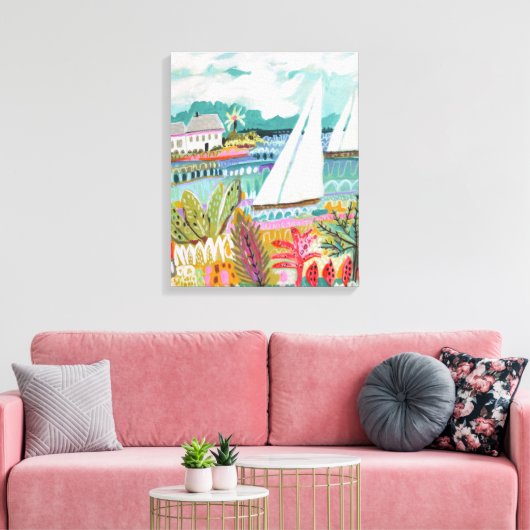 Toile Deux voiliers (Insitu(Salon))