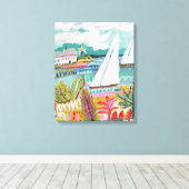 Toile Deux voiliers (Insitu (Plancher de Bois))