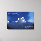 Toile Deuxième Écriture Inspirationnelle Imprimer (Recto)