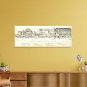 Toile Deuxième marché du côté ouest et mission (Insitu(Salon))