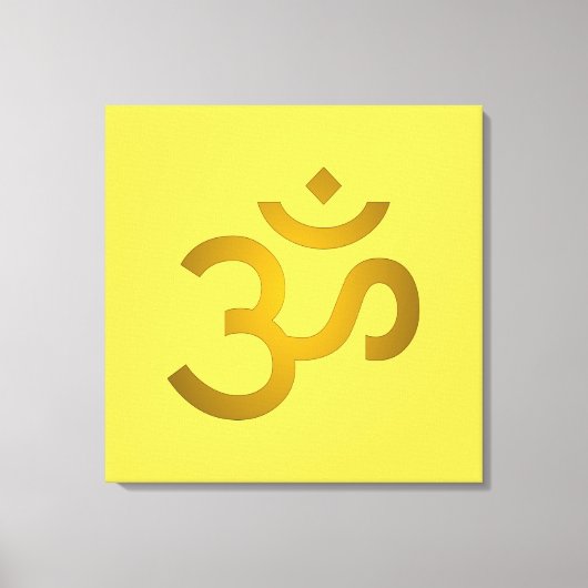 Toile Devanagari om - Canari (Recto)