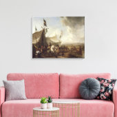 Toile Devant la tente du marché (Insitu(Salon))